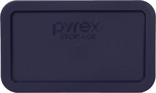 Pyrex Blue Oblong Plastic Storage Cover 4.8 Cup 7214-PC