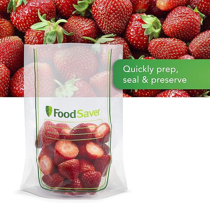 FoodSaver Vacuum Sealer Bags and Easy Fill Gallon Bags for Custom Fit Airtight Food Storage (Pack of 3, 10 Count)