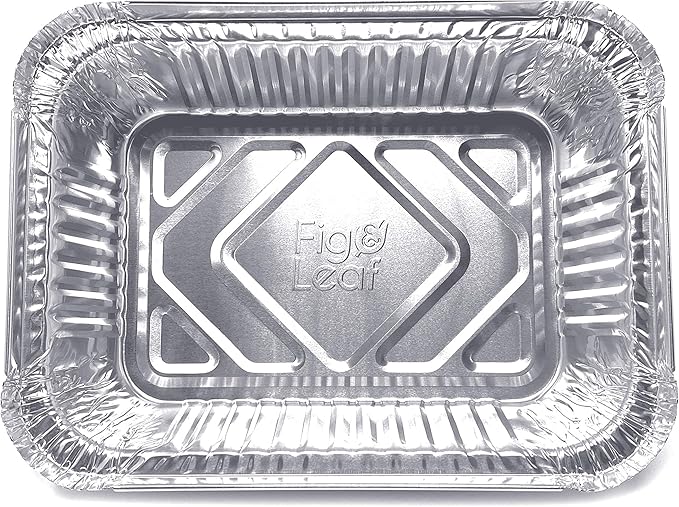 (120 Pack) Premium 1.5-LB Takeout Pans with Lids l Medium 7" x 5" x 2" l Heavy Duty Disposable Aluminum Foil for Catering Party Meal Prep Freezer Drip Pans BBQ Potluck Holidays