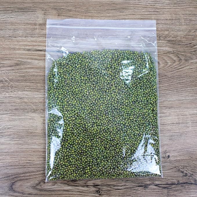 10" X 13" (100 Bags) 2 Mil Clear Reclosable Zip Plastic Poly Bags with Resealable Lock Seal Zipper
