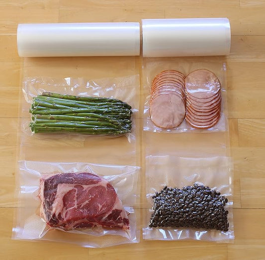 Simple Houseware Vacuum Sealer Bags 11'' x 16' Sous Vide Roll, 3-Pack