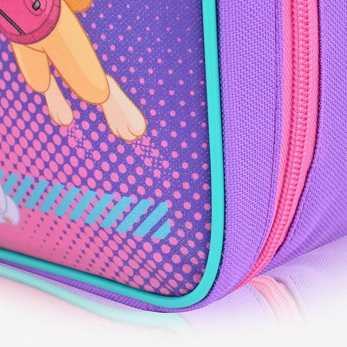Fast Forward Paw Patrol Skye Lunch Box for Kids | Insulated Lunch Bag Lunch Box for Girls, Boys, Toddlers | Paw Patrol Skye and Everest Purple Reusable Lunchbox