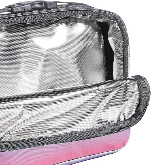 adidas Foundation Insulated Lunch Bag for Men and Women, Gradient Rose Tone Pink/White/Onix Grey, One Size