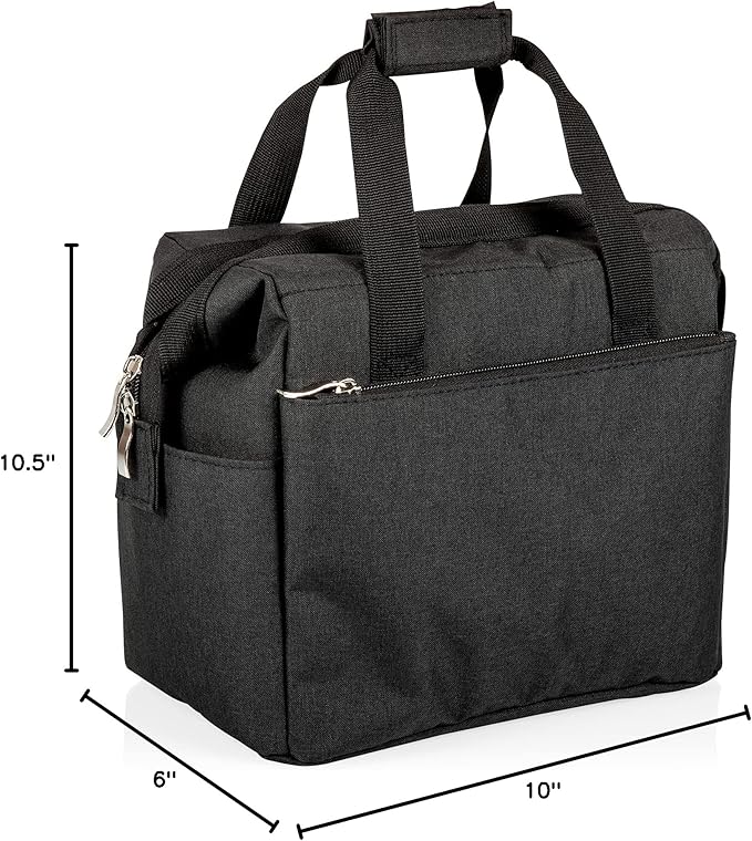 PICNIC TIME - On The Go Lunch Bag - Soft Cooler Lunch Box - Insulated Lunch Bag, (Package may vary)